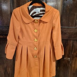 Skirtin Around pea coat jacket